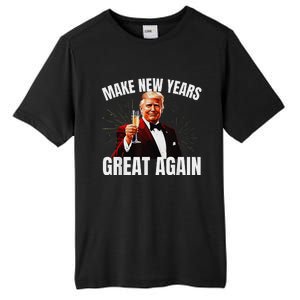 Trump Make New Year Great Again Happy New Years Eve Day 2025 Gift Tall Fusion ChromaSoft Performance T-Shirt