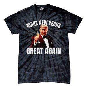 Trump Make New Year Great Again Happy New Years Eve Day 2025 Gift Tie-Dye T-Shirt