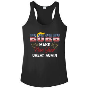 Trump Make New Year Great Again Happy New Years Eve Day 2025 Ladies PosiCharge Competitor Racerback Tank