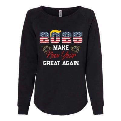 Trump Make New Year Great Again Happy New Years Eve Day 2025 Womens California Wash Sweatshirt