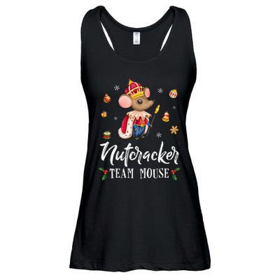 Team Mouse Nutcracker Christmas Dance Soldier Ladies Essential Flowy Tank