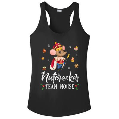 Team Mouse Nutcracker Christmas Dance Soldier Ladies PosiCharge Competitor Racerback Tank