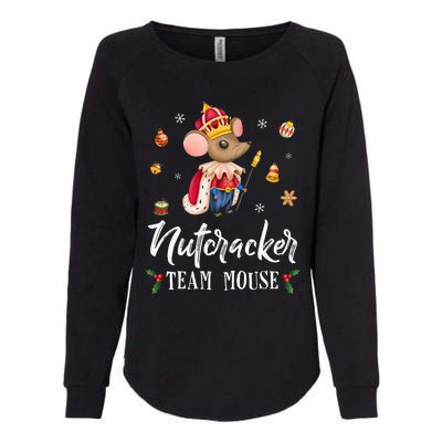 Team Mouse Nutcracker Christmas Dance Soldier Womens California Wash Sweatshirt