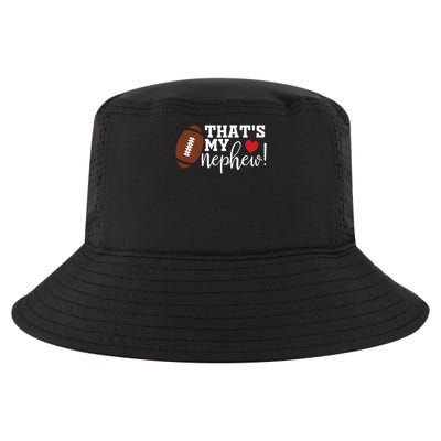 That's My Nephew Aunt Biggest Fan Football Game Day Cool Comfort Performance Bucket Hat