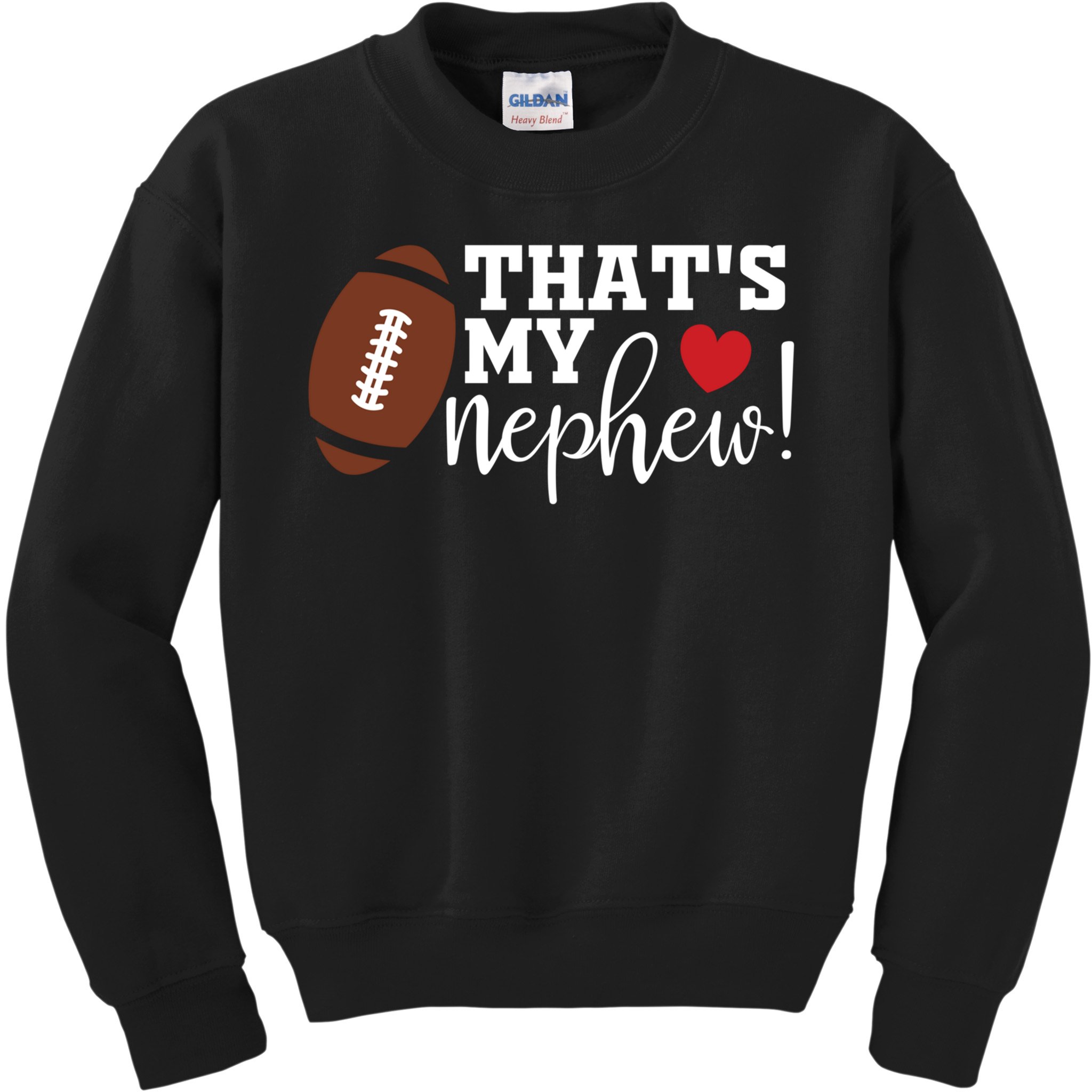 That's My Nephew Aunt Biggest Fan Football Game Day Kids Sweatshirt