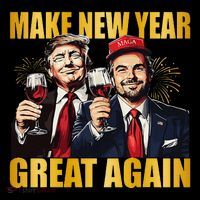 Trump Make New Year Great Again Happy New Years Eve Day Impact Tech Backpack