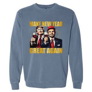 Trump Make New Year Great Again Happy New Years Eve Day Garment-Dyed Sweatshirt