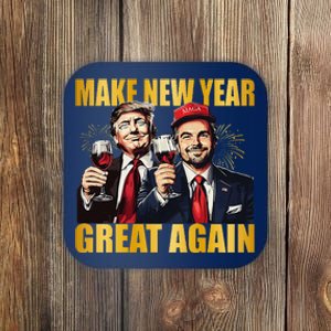 Trump Make New Year Great Again Happy New Years Eve Day Coaster