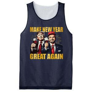 Trump Make New Year Great Again Happy New Years Eve Day Mesh Reversible Basketball Jersey Tank