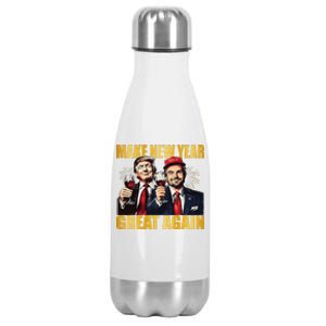 Trump Make New Year Great Again Happy New Years Eve Day Stainless Steel Insulated Water Bottle