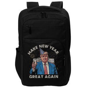 Trump Make New Year Great Again Happy New Years Eve Day 2025 Premium Impact Tech Backpack