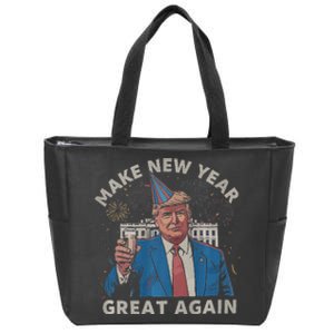 Trump Make New Year Great Again Happy New Years Eve Day 2025 Premium Zip Tote Bag