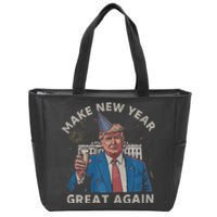 Trump Make New Year Great Again Happy New Years Eve Day 2025 Premium Zip Tote Bag