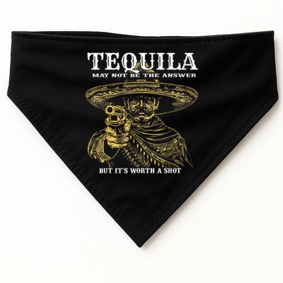Tequila May Not Be The Answer But It’S Worth A Shot USA-Made Doggie Bandana