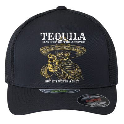 Tequila May Not Be The Answer But It’S Worth A Shot Flexfit Unipanel Trucker Cap