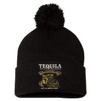 Tequila May Not Be The Answer But It’S Worth A Shot Pom Pom 12in Knit Beanie