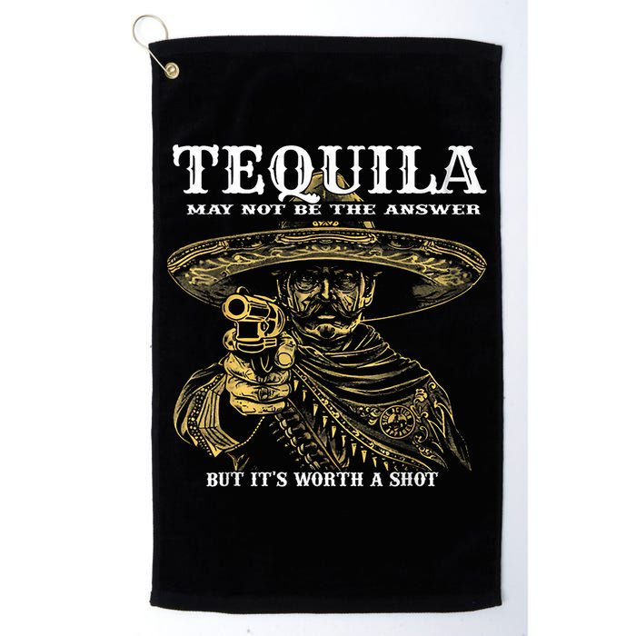 Tequila May Not Be The Answer But It’S Worth A Shot Golf Towel