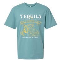 Tequila May Not Be The Answer But It’S Worth A Shot Sueded Cloud Jersey T-Shirt