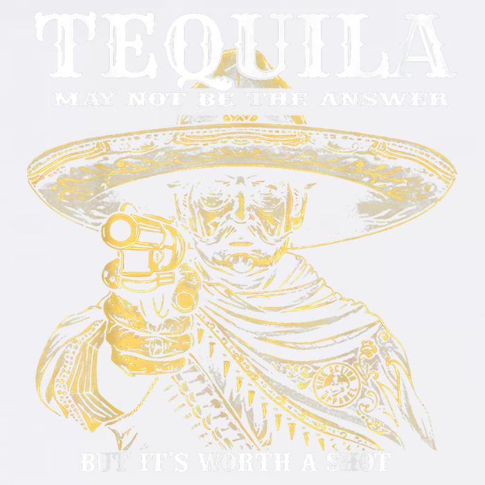 Tequila May Not Be The Answer But It’S Worth A Shot Garment-Dyed Sweatshirt