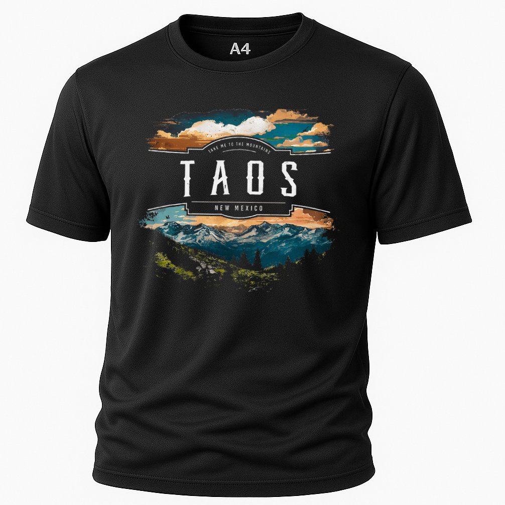 Taos Mountains New Mexico Hiking Outdoors Vintage Cooling Performance Crew T-Shirt