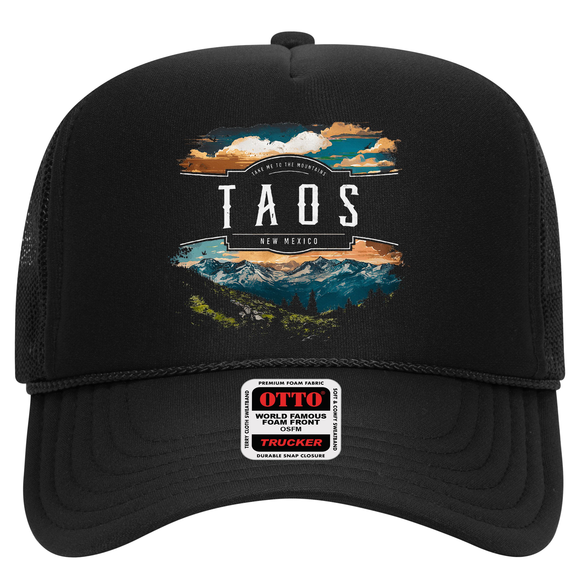 Taos Mountains New Mexico Hiking Outdoors Vintage Hat
