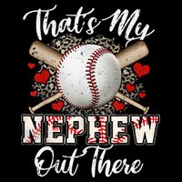 That's My Nephew Out There Baseball Aunt Auntie Mothers Day Cooling Performance Crew T-Shirt