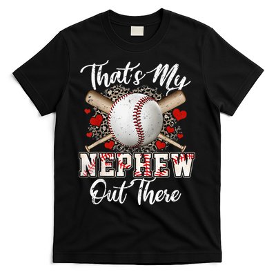That's My Nephew Out There Baseball Aunt Auntie Mothers Day T-Shirt