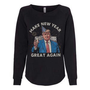 Trump Make New Year Great Again Happy New Years Eve Day 2025 Womens California Wash Sweatshirt