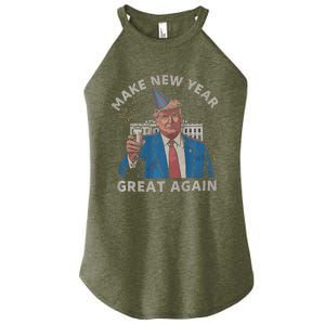 Trump Make New Year Great Again Happy New Years Eve Day 2025 Women's Perfect Tri Rocker Tank