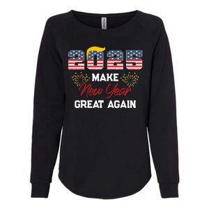 Trump Make New Year Great Again Happy New Years Eve Day 2025 Womens California Wash Sweatshirt