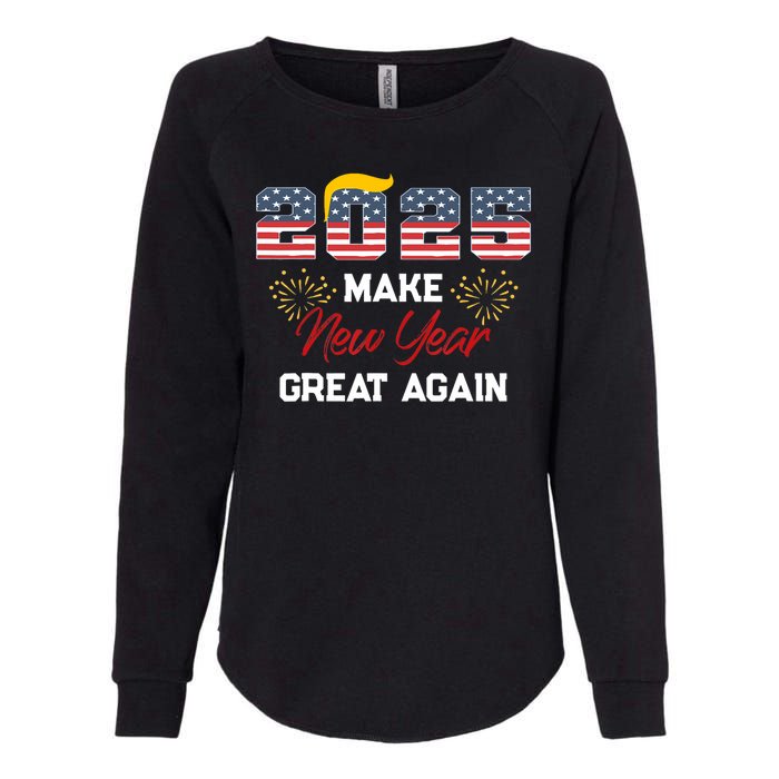 Trump Make New Year Great Again Happy New Years Eve Day 2025 Womens California Wash Sweatshirt