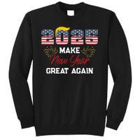 Trump Make New Year Great Again Happy New Years Eve Day 2025 Tall Sweatshirt