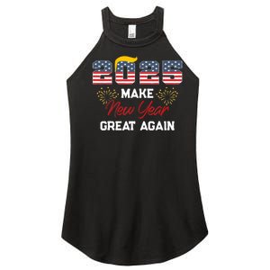 Trump Make New Year Great Again Happy New Years Eve Day 2025 Women's Perfect Tri Rocker Tank