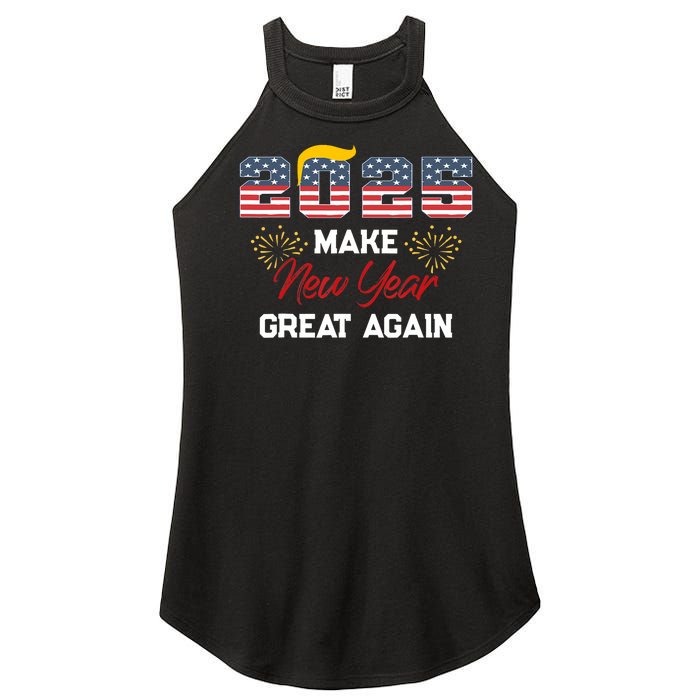 Trump Make New Year Great Again Happy New Years Eve Day 2025 Women's Perfect Tri Rocker Tank