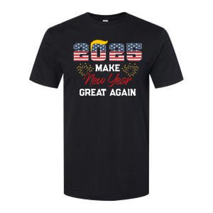 Trump Make New Year Great Again Happy New Years Eve Day 2025 Softstyle CVC T-Shirt