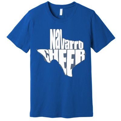 Texas Map Navarro Cheer Apparel Gift Navarro Cheer Gift Premium T-Shirt