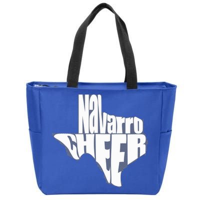Texas Map Navarro Cheer Apparel Gift Navarro Cheer Gift Zip Tote Bag