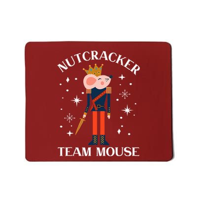 Team Mouse Nutcracker Christmas Dance Funny Soldier Mousepad