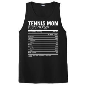 Tennis Mom Nutritional Facts Funny Gift PosiCharge Competitor Tank