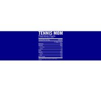 Tennis Mom Nutritional Facts Funny Gift Bumper Sticker