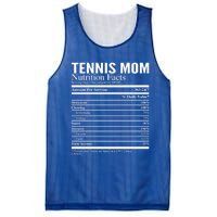 Tennis Mom Nutritional Facts Funny Gift Mesh Reversible Basketball Jersey Tank