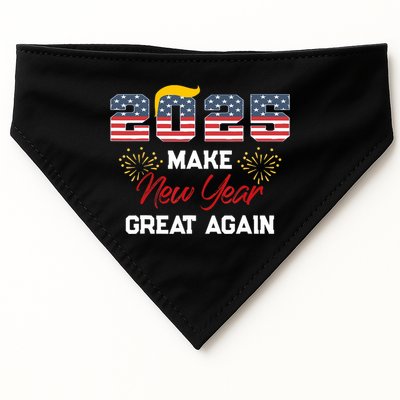 Trump Make New Year Great Again Happy New Years Eve Day 2025 USA-Made Doggie Bandana