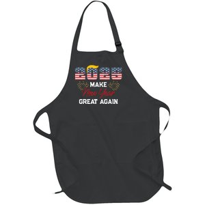 Trump Make New Year Great Again Happy New Years Eve Day 2025 Full-Length Apron With Pockets