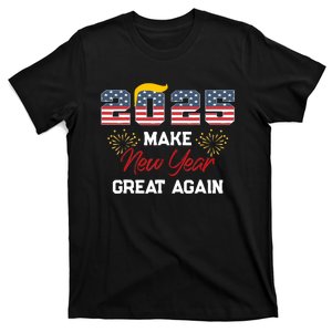 Trump Make New Year Great Again Happy New Years Eve Day 2025 T-Shirt