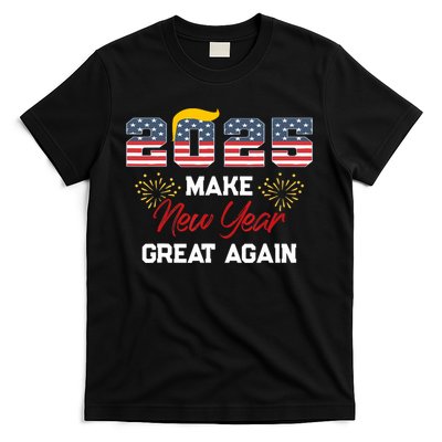 Trump Make New Year Great Again Happy New Years Eve Day 2025 T-Shirt