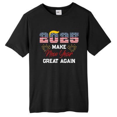 Trump Make New Year Great Again Happy New Years Eve Day 2025 Tall Fusion ChromaSoft Performance T-Shirt