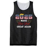 Trump Make New Year Great Again Happy New Years Eve Day 2025 Mesh Reversible Basketball Jersey Tank