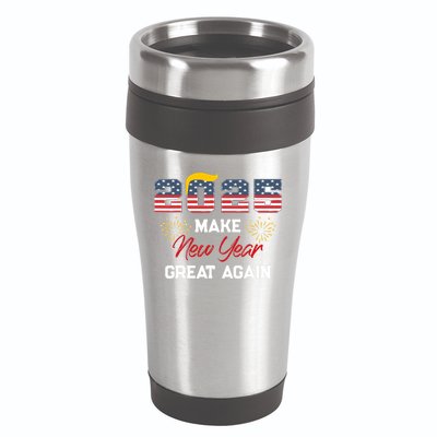 Trump Make New Year Great Again Happy New Years Eve Day 2025 16oz Travel Tumbler