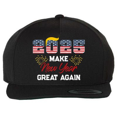 Trump Make New Year Great Again Happy New Years Eve Day 2025 Wool Snapback Cap
