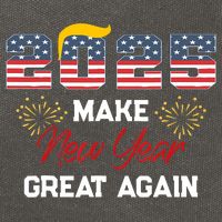 Trump Make New Year Great Again Happy New Years Eve Day 2025 Cotton Canvas Backpack